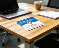 Carte de visite NFC215 personnalisée en PVC avec code QR, étanche, support pour avis Google, commentaire sur les réseaux sociaux, affichage de menu NFC, carte autocollante