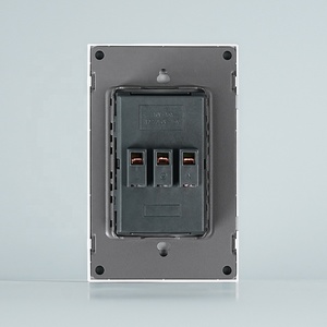 118H loạt mô hình mới đôi 3 cực ổ cắm với PC và Tempered Glass bảng điều chỉnh cho Nam Mỹ thị trường treo tường ổ cắm - Product Image 6