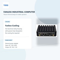 Ordinateur industriel sans ventilateur pour la gestion des parkings, système Linux B/S, boîtier en alliage d'aluminium, contrôle AC 110V-220V DC 19V/12V