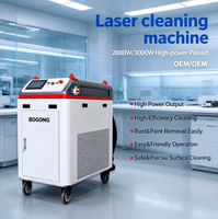 Machine de nettoyage au laser pulsé JPT 2000W pour l'élimination de la rouille des métaux avec une utilisation facile et conviviale
