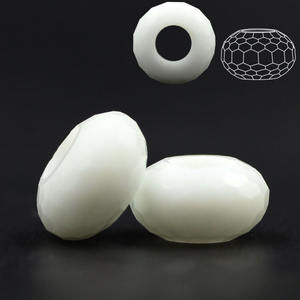 Cuentas espaciadoras de vidrio facetado Zhubi 8X14mm <span class=keywords><strong>para</strong></span> la fabricación de joyas, cuentas sueltas de cristal Rondelle planas <span class=keywords><strong>para</strong></span> pulsera, accesorios DIY - Product Image 5