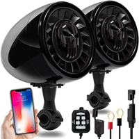 Stéréo pour moto haut de gamme, étanche, 5 pouces, caisson de basses double canal, amplificateur intégré, 600W Spk500