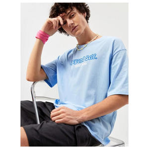 T-shirt ample à manches mi-longues pour homme, estival et décontracté, imprimé à l'arrière - Product Image 3