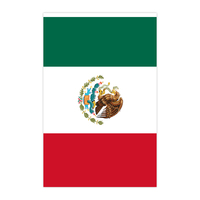 Ventes directes des fabricants 14*21cm Drapeaux mexicains pour décoration de vacances pour les fans