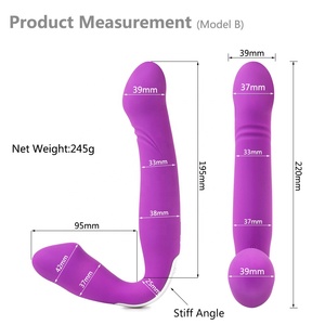 Inalámbrico lesbiana doble penetración tetas grandes vibrador Dual para la masturbación DE LA MUJER - Product Image 5