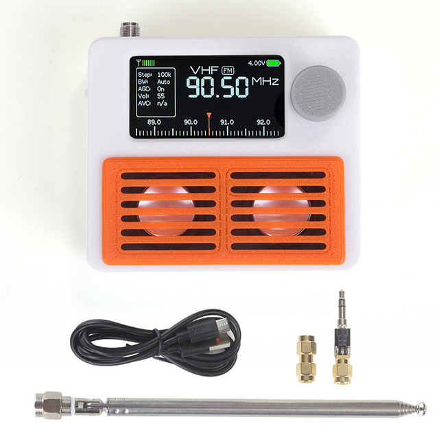 Si4732 Full-Band Stereo Portable Radio Pro Edition 19-inch IPS Color Screen Internet Radio