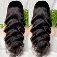 Meilleure Vente B2B : Perruque Frontale HD 13x6 en Dentelle Véritable, Cheveux Humains Vierges Brésiliens Bruts, Ondulés 40 Pouces, Éthiquement Sourcés, Sans Tracas