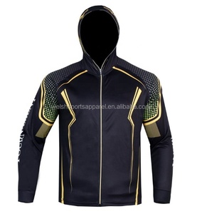 Customise logo <strong>Fishing</strong> Wear Summer Zip Blank <strong>Plain</strong> Sublimation Print <strong>Fishing</strong> <strong>Shirts</strong> for Men Digital Print UPF Front Pocket - Product Image 4