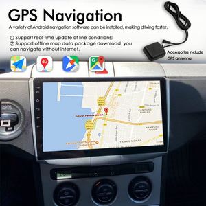 Autoradio stéréo Android 13 avec GPS, 8 Go + 128 Go, commande vocale IA, CarPlay sans fil, vidéo multimédia pour VW Passat B7 CC 2010-2016 - Product Image 2