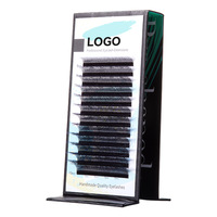 Extensions de cils Lash Matte Black Brown Clover C d Curl V Y Shape 3D 4D 5D 6D W Yy 0.05 0.07