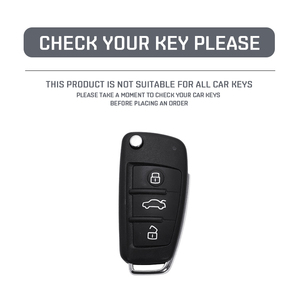 Accessoires de mode en TPU pour <span class=keywords><strong>porte</strong></span>-clés de voiture <span class=keywords><strong>Audi</strong></span> A1 A3 8P 8L A4 A5 B6 B7 A6 A7 C5 C6 4F Q3 Q5 Q7 Q8 TT S3 S4 S6 <span class=keywords><strong>RS</strong></span> sans clé - Product Image 2