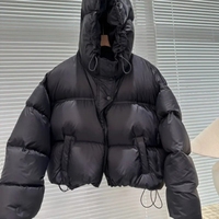 Vestes d'hiver pour femmes très vendues, dernier design, coupe-vent, style doudoune, coupe courte, longues, chaudes, rembourrées, avec fermetures éclair, en coton