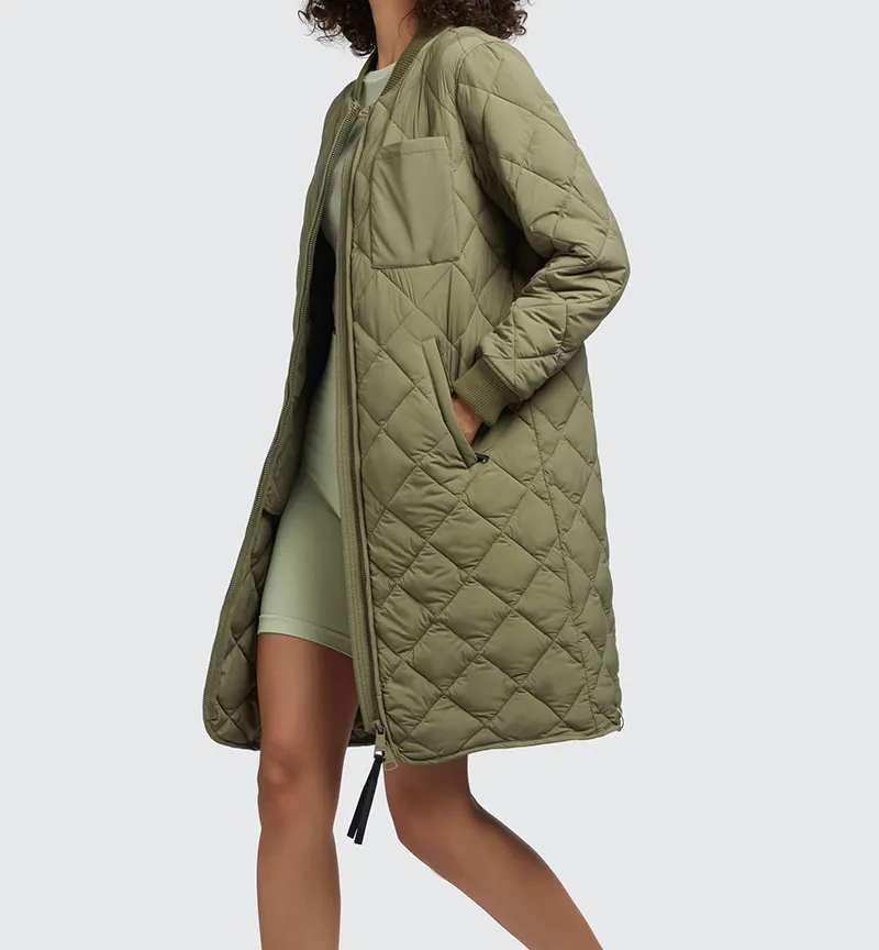 winter women steppjacke damen leicht kurz cropped long puffer jacket jackets for girls