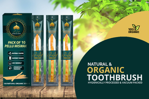 Bâtons de Miswak Sewak Noor de haute qualité, 100% naturels, organiques, biodégradables, paquet de 10 - Product Image 5