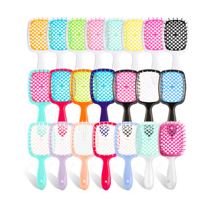 Cepillo de peinado Lalasis con rejilla de aire hueca, cepillo de peinado esponjoso para el hogar, cepillo de pelo desenredante para mujeres y niñas - Product Image 3