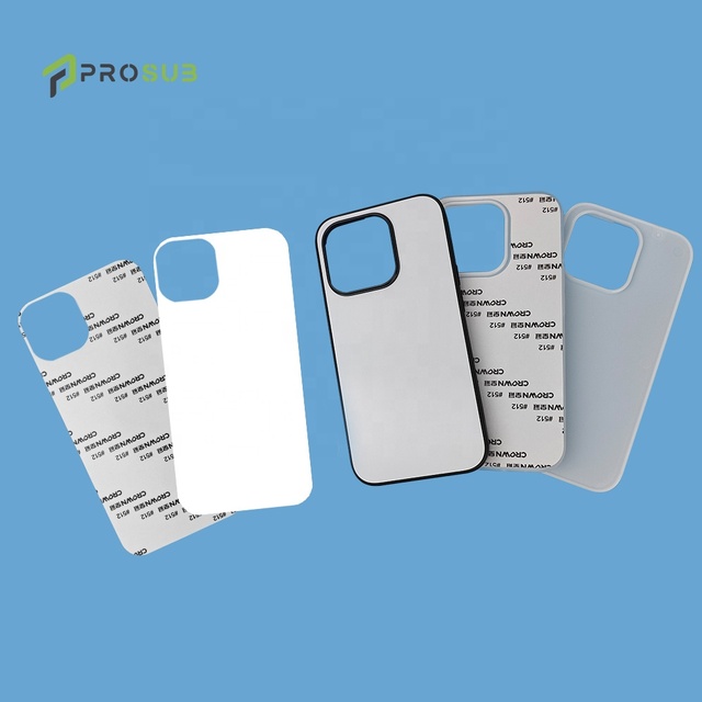 Prosub 2D Sublimation TPU Aluminum Shockproof Phone Cases for iPhone 16 15 14 Pro Max Plus Mobile Cover Blanks
