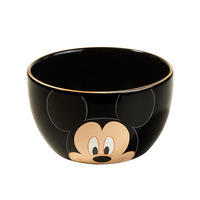 Ensemble de bols en céramique Mickey & Friends - Bols de dessin animé de 4,5 pouces avec bord doré, vaisselle mignonne pour le ramen, la soupe et les repas quotidiens