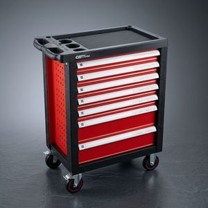 ODM OEM Size Logo Stainless Steel <b>Cabinet</b> 7 Drawers 250kg Load Capacity 3-Year Warranty Wholesale Car Repair Camping Daily Use - Product Image 1