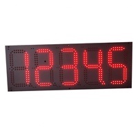 Afficheur numérique LED de comptage de 8 pouces pour usines, montable, à 7 segments, 4 chiffres