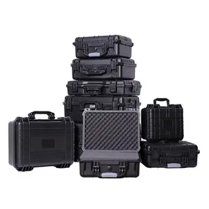 Factory Price IP67 Waterproof Dustproof Shockproof Strong Hard Plastic Case Waterproof Equipment Tool Case With Foam And Handle