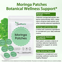 CertNatrls Patchs Transdermiques Moringa et Berbérine pour la Perte de Poids, Étanche, Anti-âge et Antioxydant