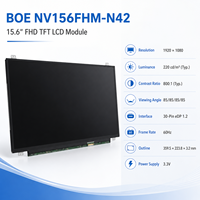 BOE d'origine NV156FHM-N42 LCM 15.6 "FHD 120Hz MEMC Module LCD industriel Interface EDP HMI/PLC Intégrateurs de système