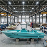 YAMANE 8.50M 28FT Bateau de sport en fibre de verre, Yacht de pêche en fibre de verre, Bateau de sport à console centrale