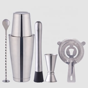 Giá rẻ bán buôn tùy chỉnh barware <span class=keywords><strong>Bar</strong></span> công cụ 800ml vàng Boston thép không gỉ Cocktail Shaker Bộ bartender - Product Image 5