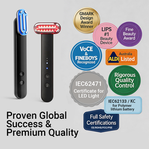 Appareil de beauté à usage domestique à la maison resserrement de la peau Vibration tenu dans la main masseur de levage de visage rechargeable en acier inoxydable - Product Image 5