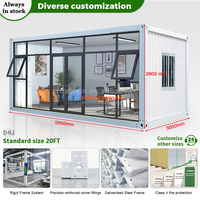 3-Zimmer Vorgefertigte Modulare Häuser Fertige Container-Häuser Tiny Houses für Wohnzwecke