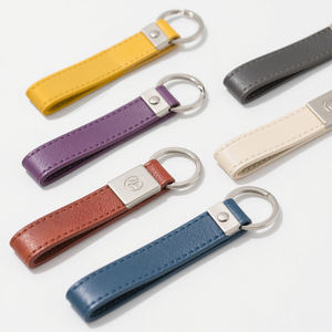 Bán Buôn Cá Nhân Keyring Thăng Hoa Khắc Kẽm Hợp Kim Keyring Xe Ban Nhạc Biểu Tượng Thiết Kế Tùy Chỉnh Da Keychain - Product Image 4