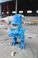 Orchestre de dinosaures animatroniques personnalisé pour parc d'attractions, groupe de musique interactif amusant avec dinosaures animatroniques à vendre