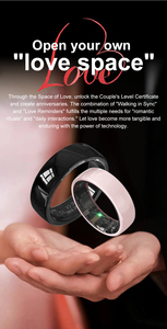 Anillo Inteligente <span class=keywords><strong>de</strong></span> Cerámica SHR para Parejas, Monitor <span class=keywords><strong>de</strong></span> Salud, Fitness y Sueño, Comparte Datos <span class=keywords><strong>de</strong></span> Actividad, Control por Gestos, Función <span class=keywords><strong>de</strong></span> Localización <span class=keywords><strong>de</strong></span> Teléfono, Set <span class=keywords><strong>de</strong></span> Regalo - Product Image 6