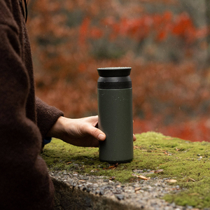 Thermos écologiques personnalisés avec logo, style japonais, 350 ml, gourde isotherme à double paroi en acier inoxydable, bouteilles d'eau - Product Image 6