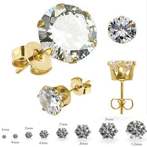 Pendientes de Acero Inoxidable con Diseño de Hélice, Joyería de Moda, Pendientes con Circonita Cúbica, Joyería Hipoalergénica para Mujer - Product Image 4