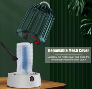 USB Rechargeable Indoor LED Lantern Light <strong>Fly</strong> Zappers 2-in-1 <strong>Electronic</strong> Mosquito Fruit <strong>Flies</strong> <strong>Killer</strong> for Home Kitchen Patio - Product Image 1
