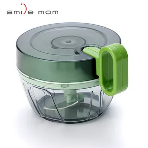 Manual Spiral Meat Grinder Mini Pull 3 Blades Twist Vegetable Chopper