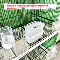 Vente en gros d'usine, cage à oiseaux de luxe de haute qualité, cage à oiseaux multicouche pliable portable, cage de reproduction pour oiseaux, plateau en plastique empilable