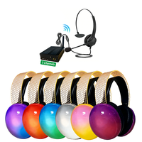 Casque DJ sans fil actif, circum-auriculaire, à réduction de bruit, stéréo, Bluetooth multi-connexion pour studio et soirée