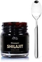 Résine de Shilajit Pur de l'Himalaya Haute Puissance Qualité Alimentaire Stimulant Énergétique pour Adultes Soutien Immunitaire Plus de 85 Oligo-éléments Acide Fulvique 50g