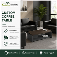 Juego de Mesa de Té Personalizado para Oficina, Mesa Multifuncional para Té y Café, Mesa de Café Minimalista de Madera para Sala de Conferencias de Oficina