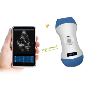 3 in 1 Wireless Cardiac Ultrasound Scanner Maschine Konvexe/Lineare/Phased Array Sonde