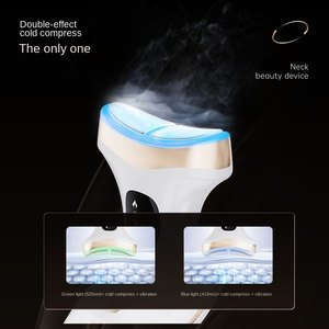 Appareil facial vibrant, modes chaud/froid, lumière 7 couleurs, micro-courant EMS, capteur automatique, soin quotidien de la peau - Product Image 4