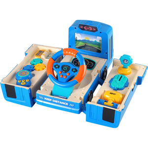 Mainan berkendara pendidikan anak, mobil mainan pusat aktivitas balita <span class=keywords><strong>2</strong></span> in 1 - Product Image 5