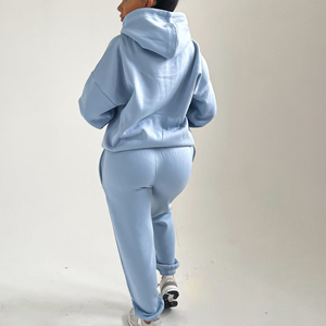 High Quality Custom 3d Puff Printing <b>Drop</b> Shoulder Oversized Graphic Streetwear Pullover Sweatshirt Women Hoodies - Product Image 2