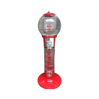 Distributeur automatique populaire à pièces pour enfants en spirale de 145 cm de haut distributeur de boules de 63mm pour capsules Gumball