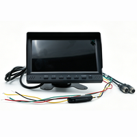 Système de caméra de recul haute qualité 1080P 7 pouces avec écran tactile, caméras AHD 1080P, enregistreur DVR, double caméra pour camping-car/camion/bus