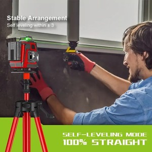 4D mức độ <span class=keywords><strong>Laser</strong></span> Tự động san lấp mặt bằng 360 ° chéo với công cụ dòng <span class=keywords><strong>Laser</strong></span> Chân máy để cải tạo các dự án xây dựng - Product Image 5