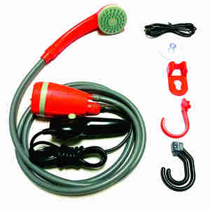 ASUSAYQ Ensemble de pompe de lavage de voiture portable, douche, charge USB, camping en plein air, randonnée, bain, voyage en plein air, caravane, fourgon, <span class=keywords><strong>réservoir</strong></span> d'<span class=keywords><strong>eau</strong></span> pour animaux de compagnie - Product Image 1
