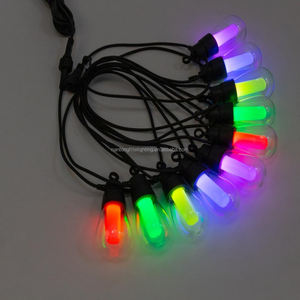 RGBW S14 <span class=keywords><strong>Guirlande</strong></span> Lumineuse <span class=keywords><strong>Solaire</strong></span> Led avec Prix d'Usine pour la Décoration Extérieure dans le Jardin <span class=keywords><strong>Balcon</strong></span> - Product Image 5